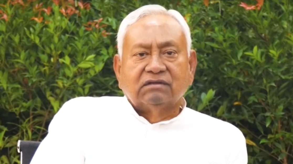 बिहार के मुख्यमंत्री नीतीश कुमार ने वीडियो संदेश जारी किया. (Photo: Screengrab)