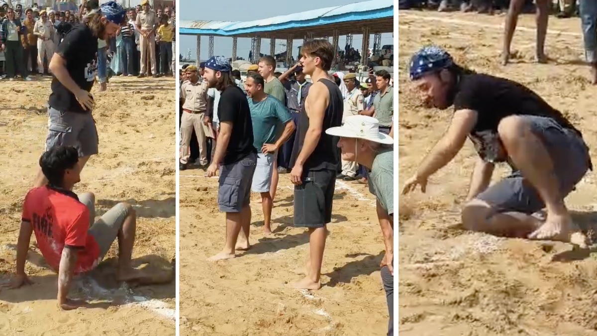 पुष्कर मेले में कबड्डी मैच से गूंजा मैदान (Photo: Dinesh Parashar/ITG)