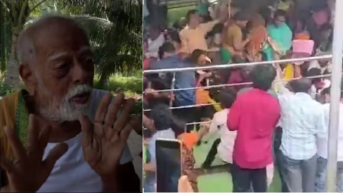 आंध्र प्रदेश के श्री वेंकटेश्वर स्वामी मंदिर के संस्थापक हरिमुकुंद पांडा ने कहा कि श्रद्धालुओं की भारी भीड़ के कारण स्थिति को नियंत्रित नहीं किया जा सका. (Photo: ITG)