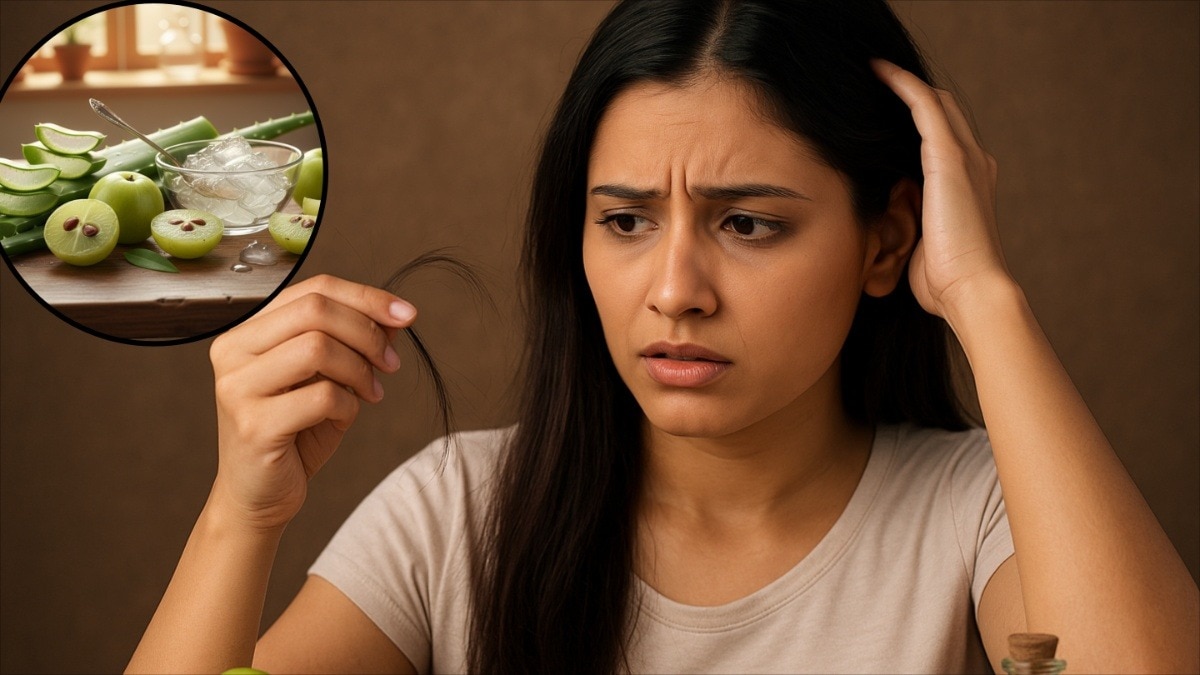 How To Use Amla And Aloe Vera To Stop Hair Fall (Photo: AI generated)