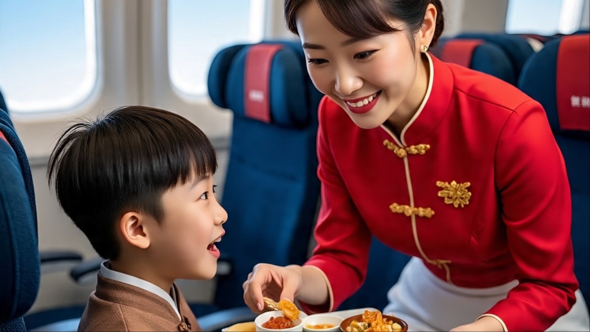 चीनी एयरलाइन में शादीशुदा एयर होस्टेस अब बनीं 'आंटी', मचा बवाल