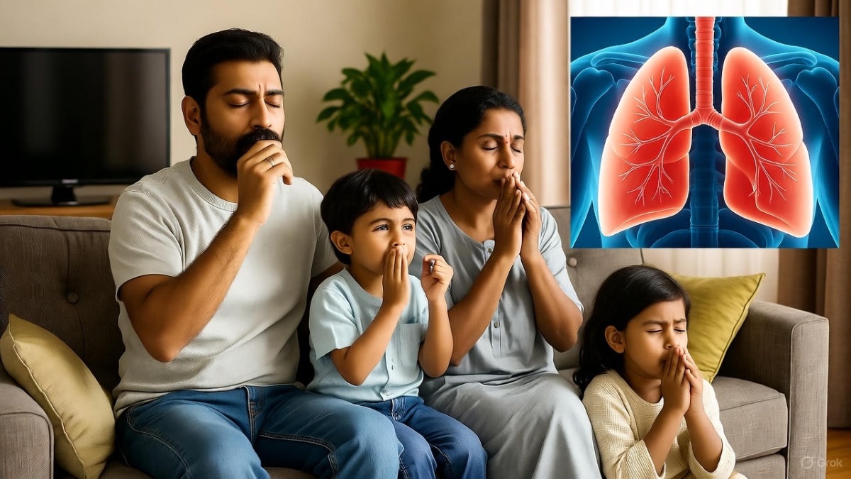 दिल्ली-एनसीआर में हवा खतरनाक, घर बैठे ऐसे जानें अपने लंग्स की फिटनेस (AI Photo)