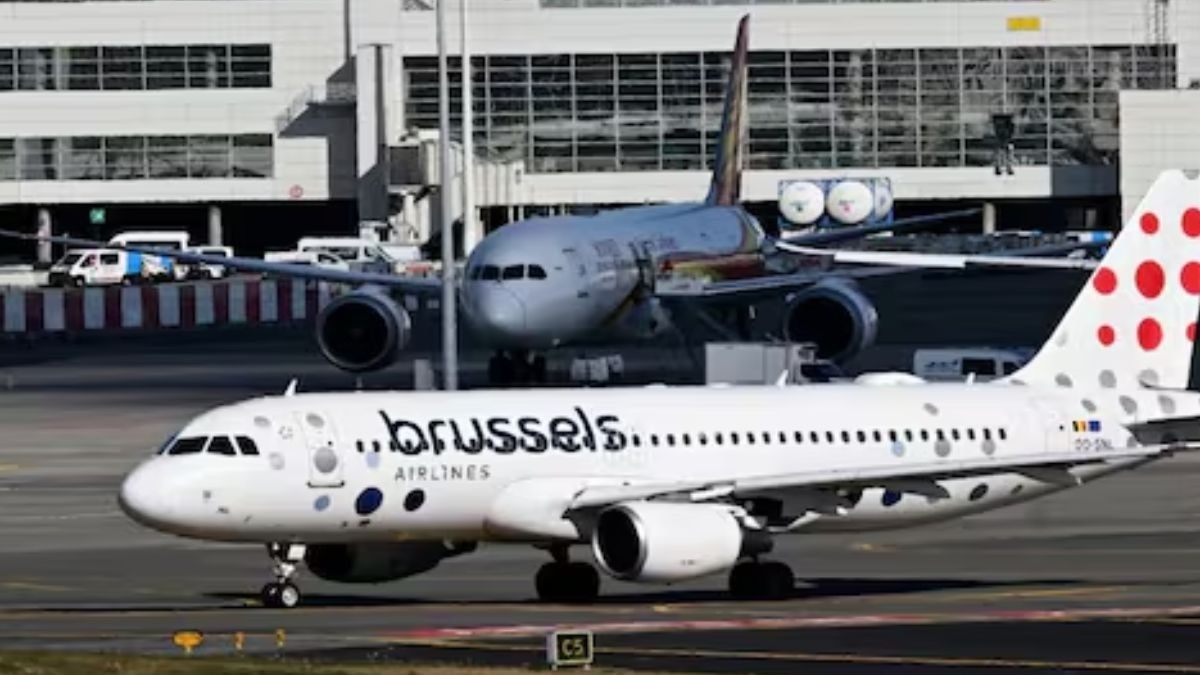 ब्रसेल्स एयरपोर्ट पर दिखा ड्रोन. (AFP Photo)