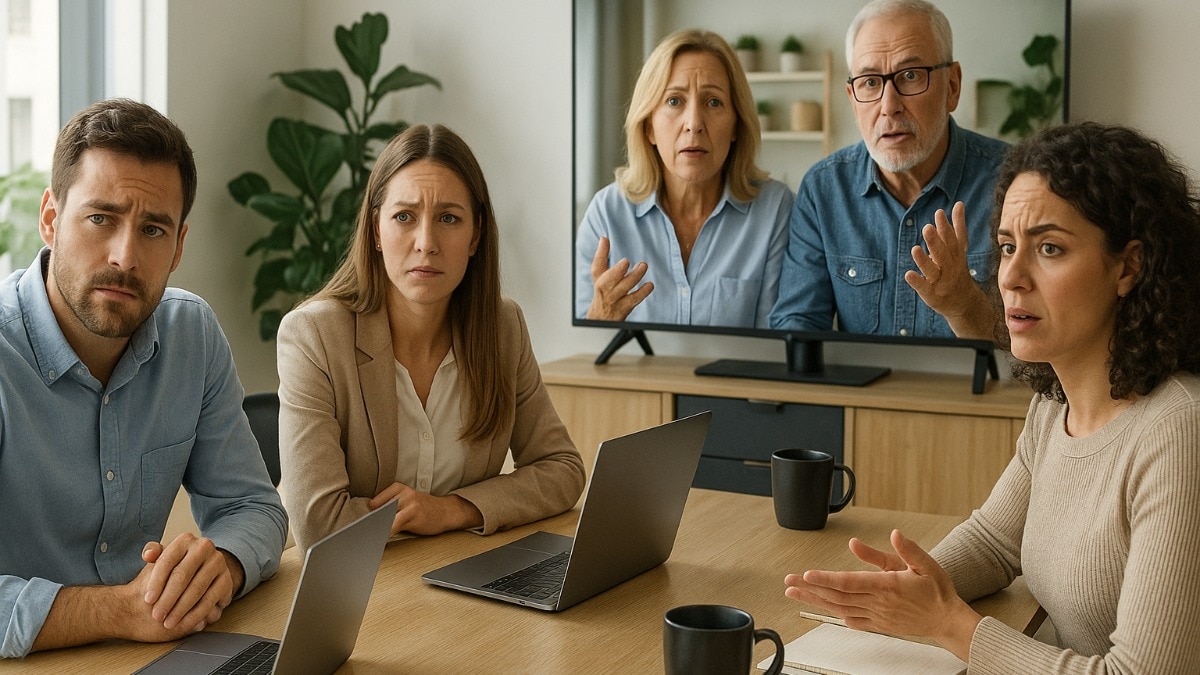 जेन जेड के पैरेन्ट्स की दखल ऑफिस तक पहुंच गई है. (Photo AI Generated)