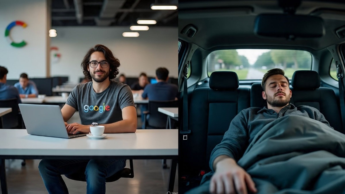 गूगल में नौकरी के बाद भी 3 महीने कार में सोया, ऑफिस में खाया खाना.. चौंका देगी वजह