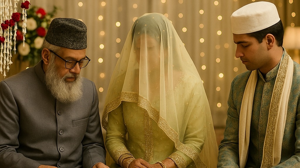 दहेज न मिलने पर पति ने दिया तीन तलाक (AI-generated image)