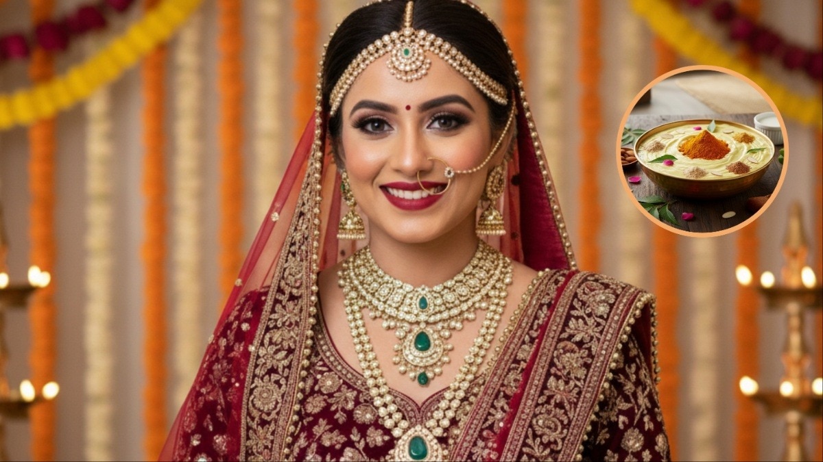 उबटन जो दुल्हन के चेहरे पर लाएगा चांद सा निखार (Photo- AI generated)