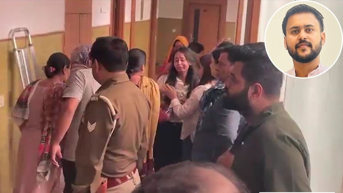 होटल के कमरे में मिली युवक की लाश. (Photo: Screengrab)