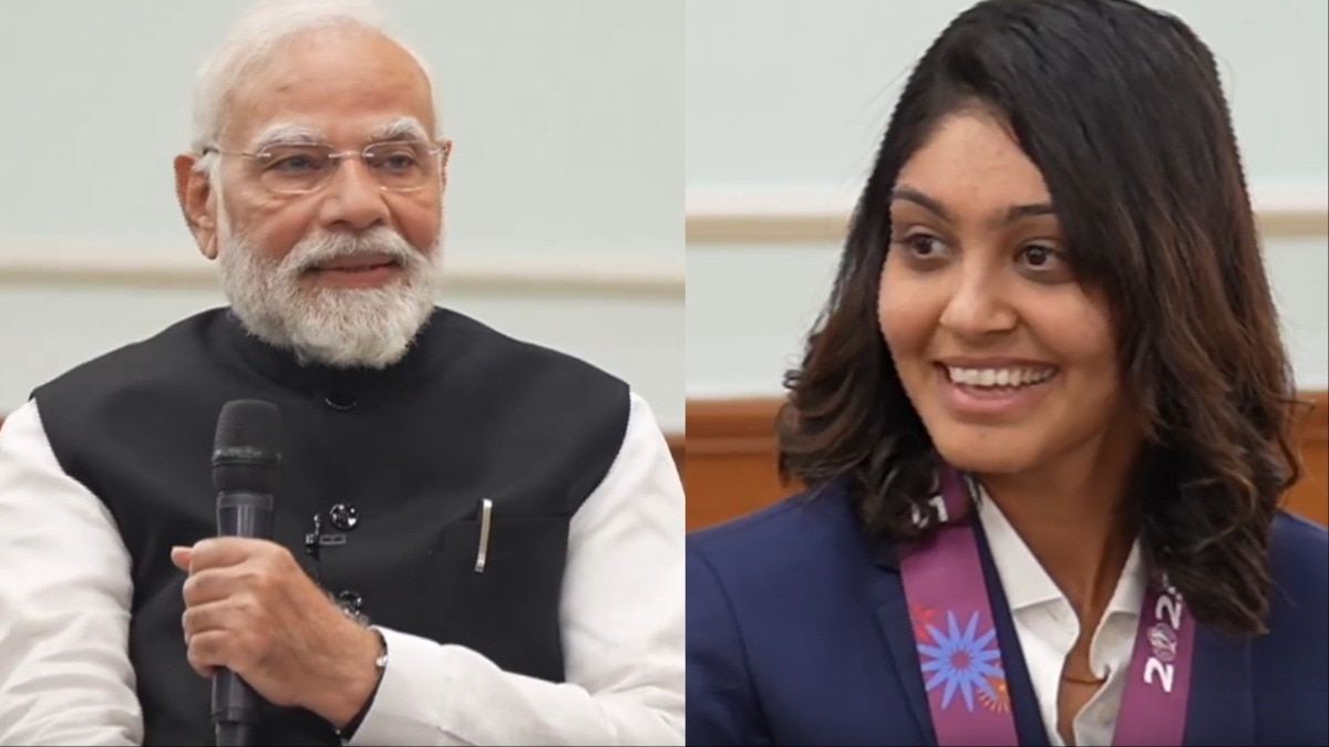 पीएम मोदी ने अपनी ग्लोइंग स्किन का सीक्रेट बताया (Photo-X@/ANI)