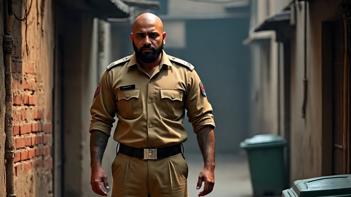 फर्जी पुलिसकर्मी ने लगाया चूना (Photo: AI-generated)
