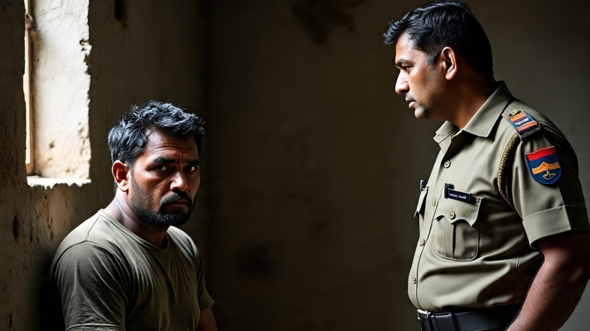 पकड़ा गया बांग्लादेशी नागरिक (Photo: AI-generated)