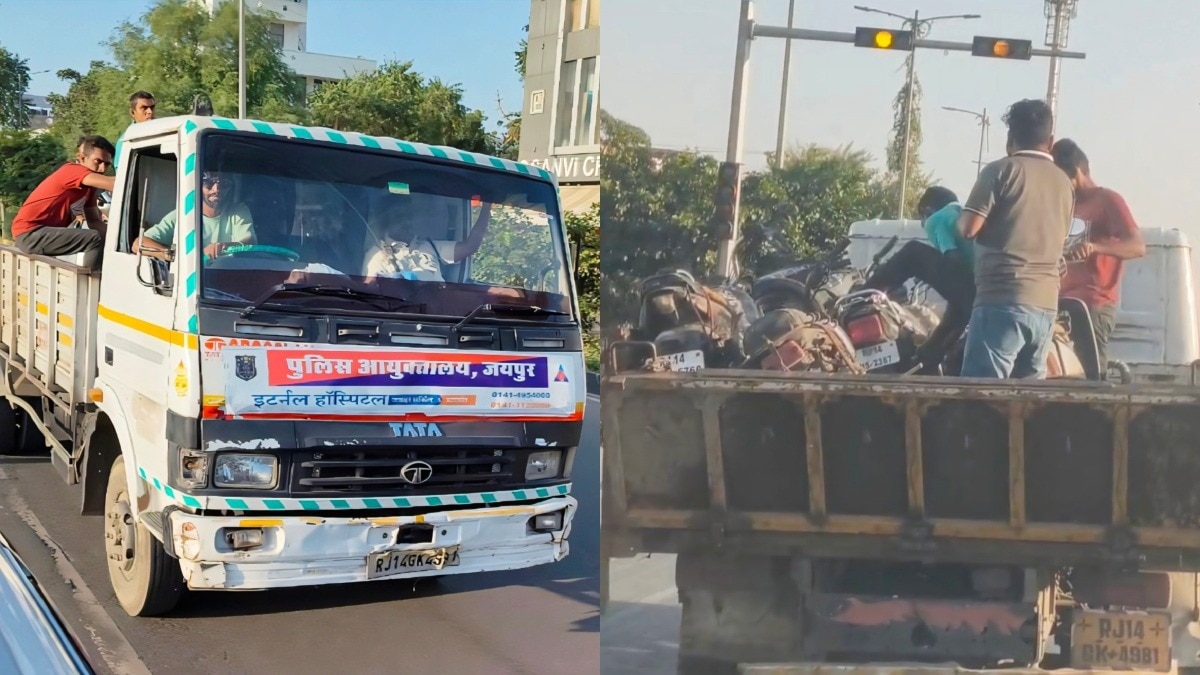 Video: ट्रैफिक पुलिस के ठेकाकर्मी बने चोर! जब्त बाइक से पार्ट्स उड़ाते कैमरे में कैद