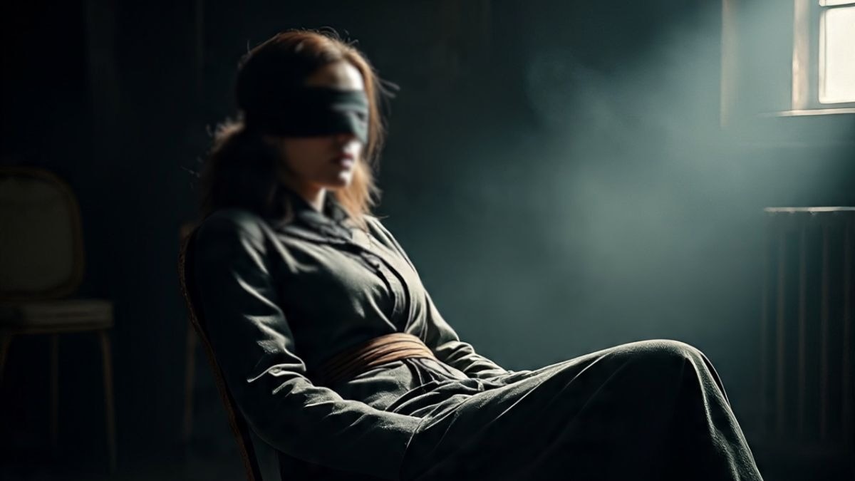 चोर-सिपाही खेल के बहाने सास को कुर्सी से बांधा. (Photo: AI-generated)