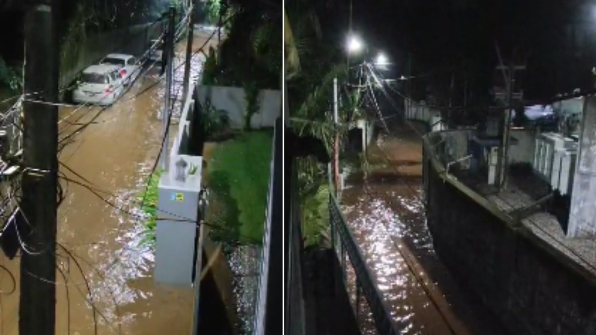 फटने वाला टैंक शहर के कई हिस्सों में पानी की आपूर्ति करता है.