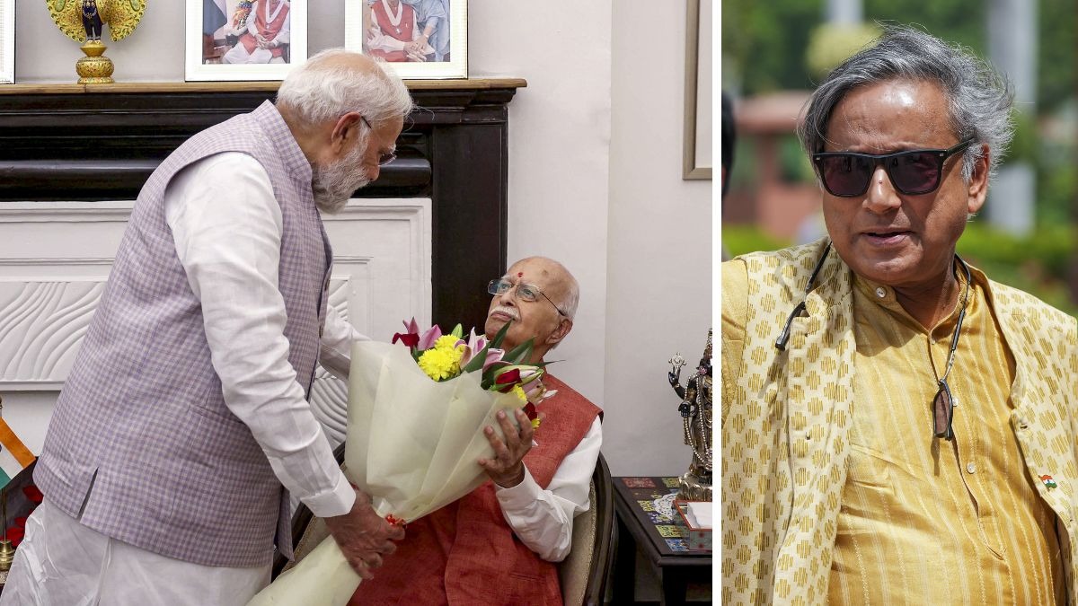 आडवाणी को नेहरू-इंदिरा जैसा बताकर थरूर ने बीजेपी और कांग्रेस दोनों को नाखुश कर दिया