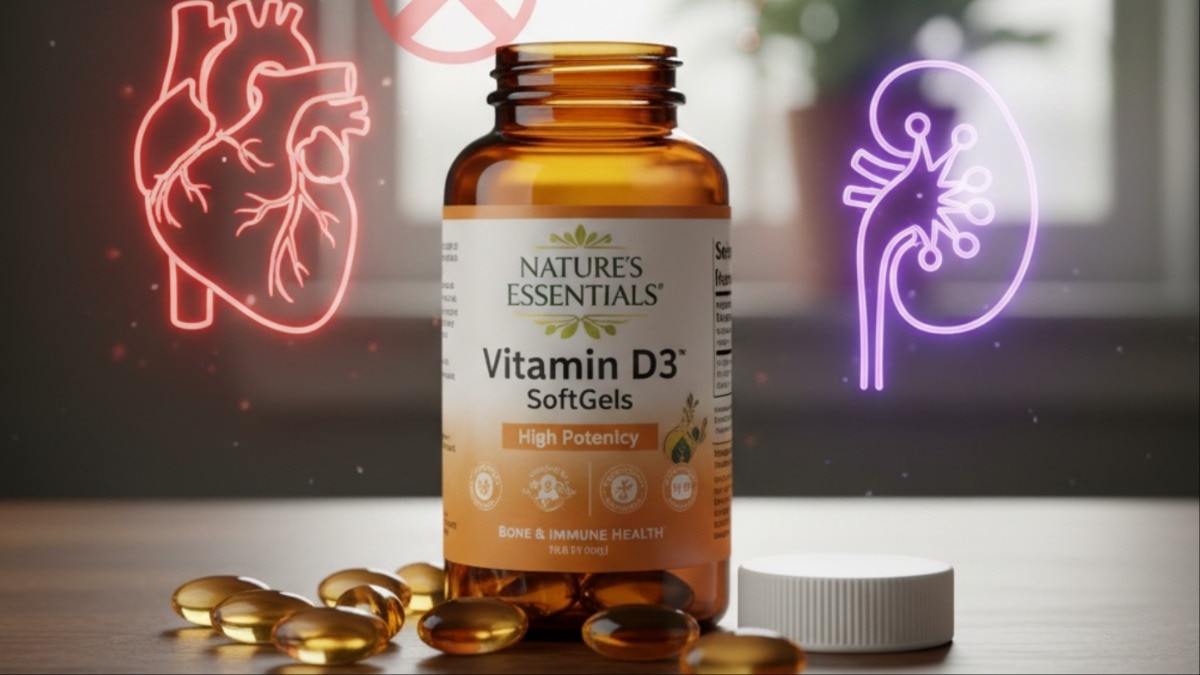 विटामिन D सप्लीमेंट का ओवरडोज आपके सेहत के लिए नुकसानदायक हो सकता है (Photo- AI generated)