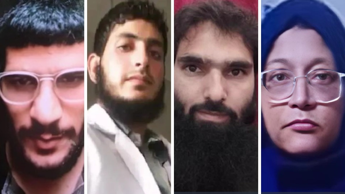 डॉ उमर, डॉ आदिल राठर, डॉ मुजम्मिल और डॉ शाहीन के तार दिल्ली ब्लास्ट से जुड़ रहे हैं. (File Photo- ITG)