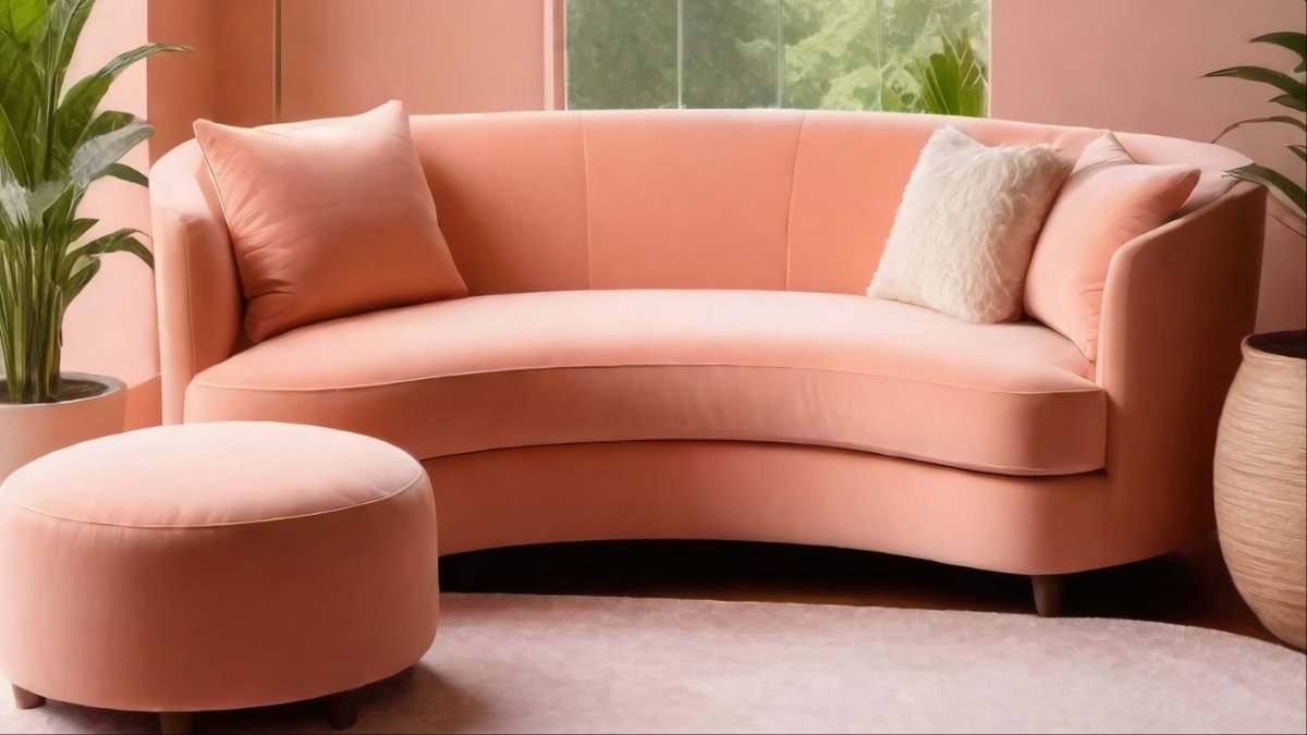 kidney bean shape sofa