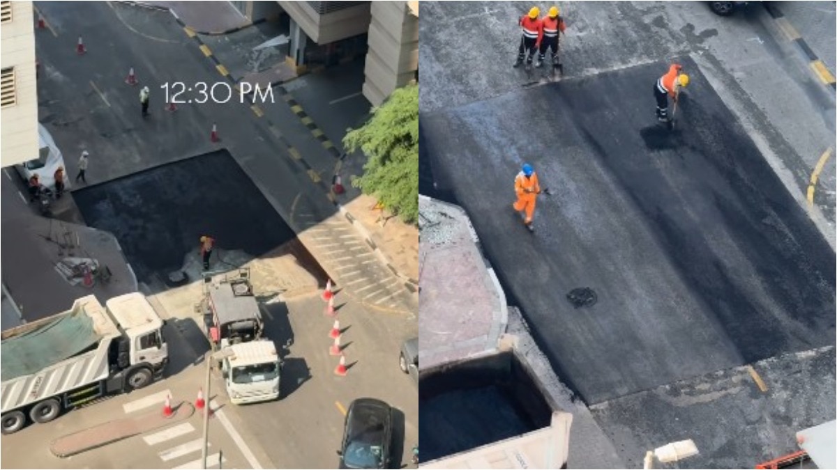 ये है दुबई! भारतीय युवक ने की टूटी सड़क की शिकायत, कुछ घंटों में बन गई नई रोड