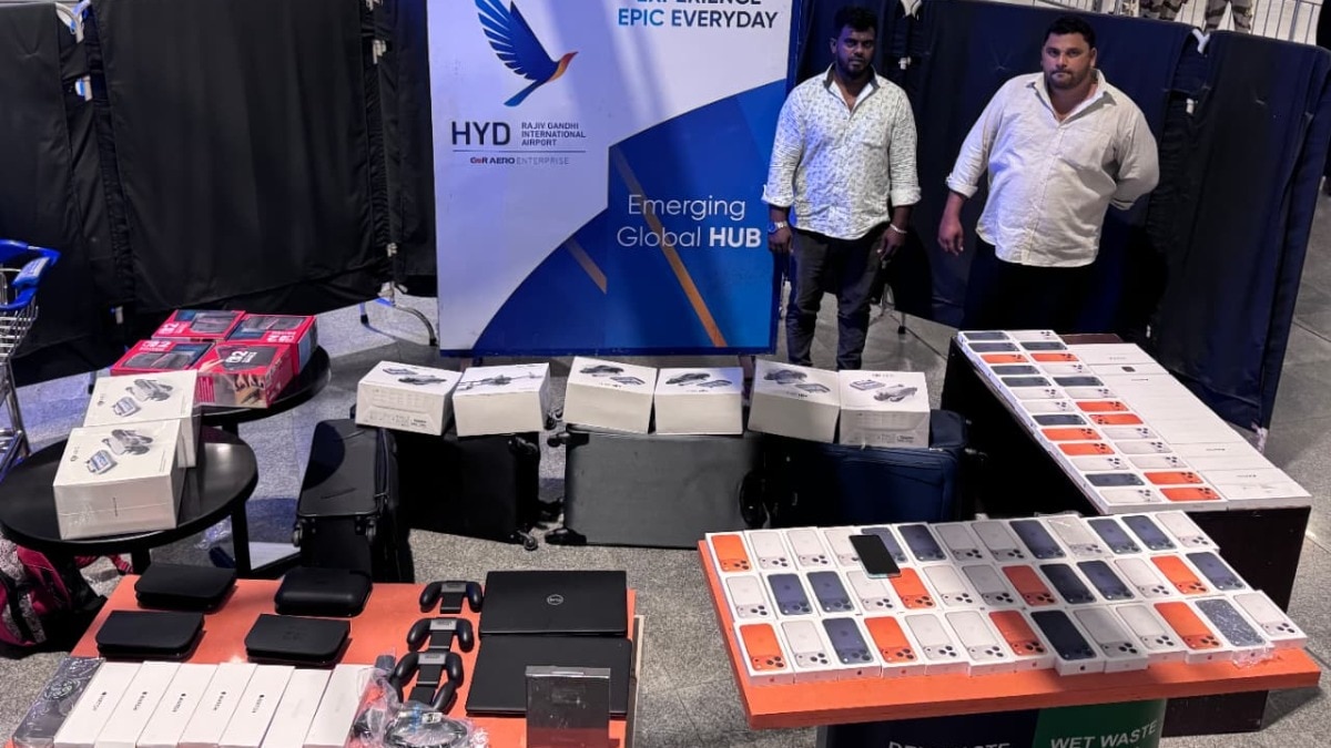 CISF smuggled drones at Hyderabad Airport