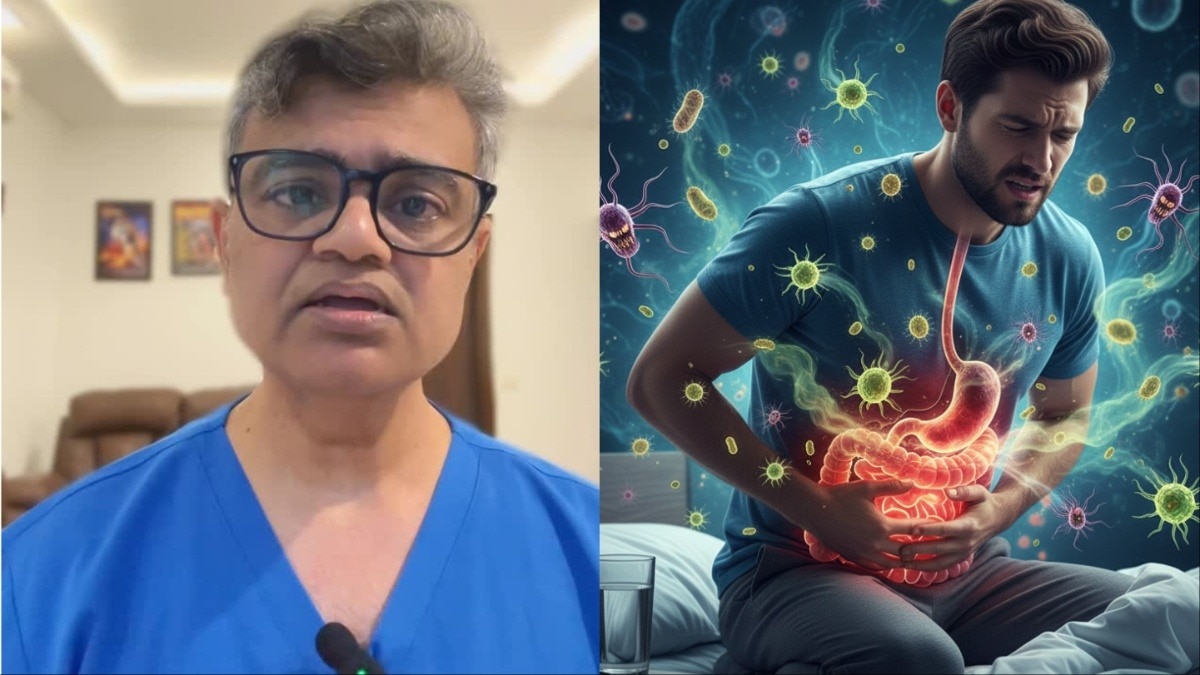 गट हेल्थ का खास ख्याल रखना चाहिए. (Photo: AI/Instagram@theangry_doc)
