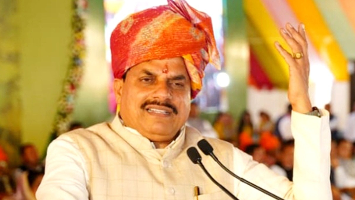 CM मोहन यादव ने देवास में किसानों को संबोधित किया.(Photo:ITG)