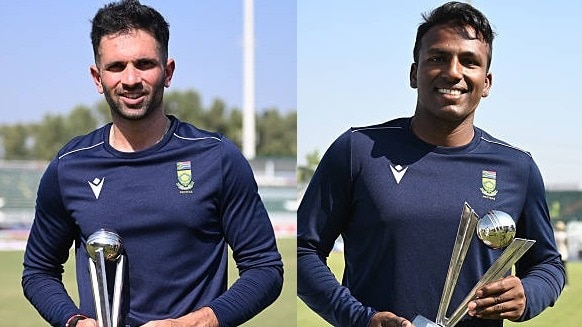 केशव महाराज और सेनुरन मुथुसामी की स्पिन भारतीय बल्लेबाजों को परेशान कर सकती है. (Photo: Getty Images)