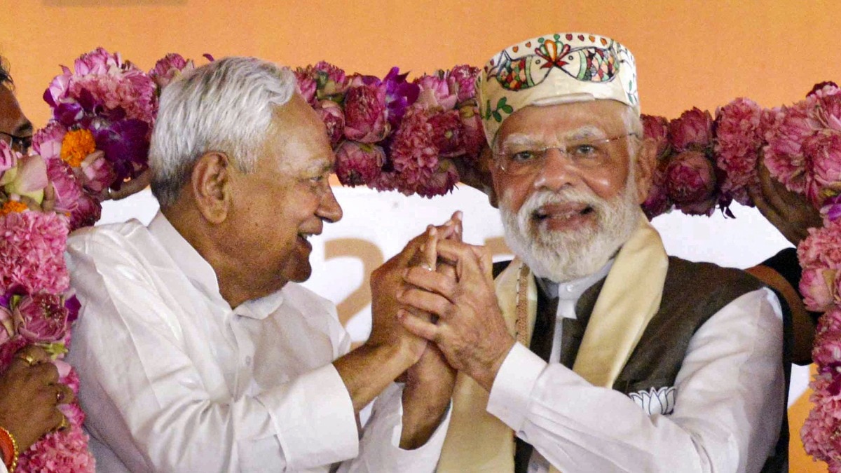 बिहार में बीजेपी–जेडीयू की बंपर बढ़त पर कार्यकर्ताओं में जश्न (Photo: PTI)