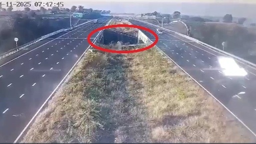 सुबह 7 बजे हुआ हादसा.(Photo: Screengrab)