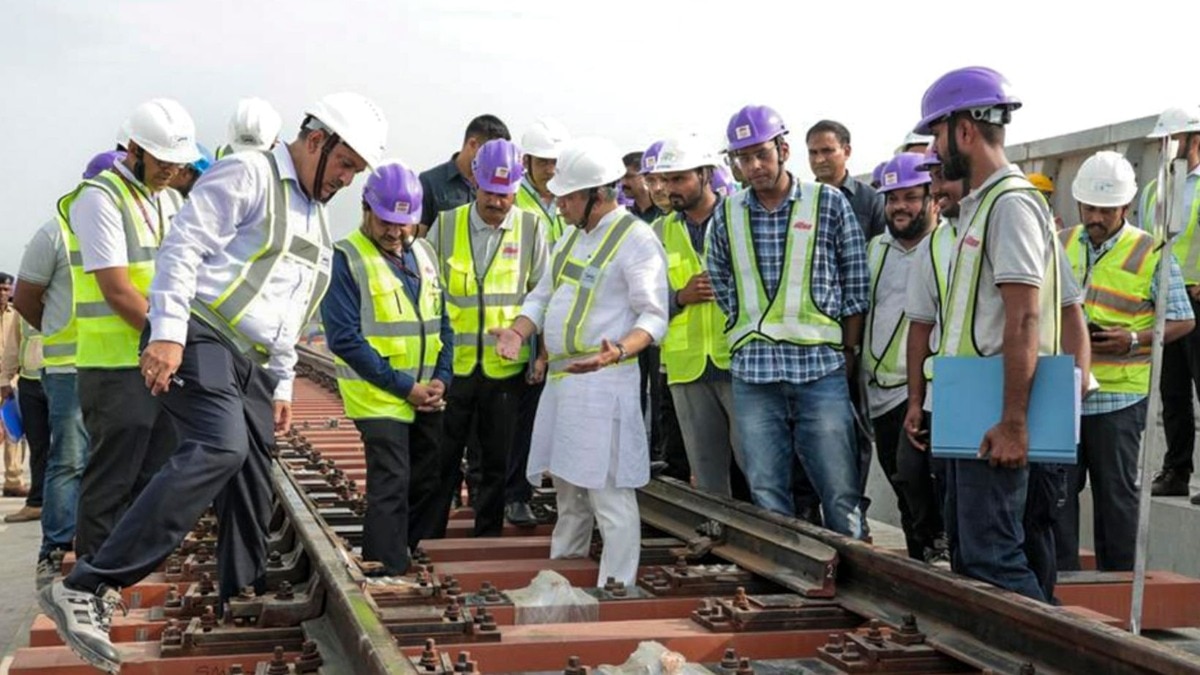 surat bullet train station