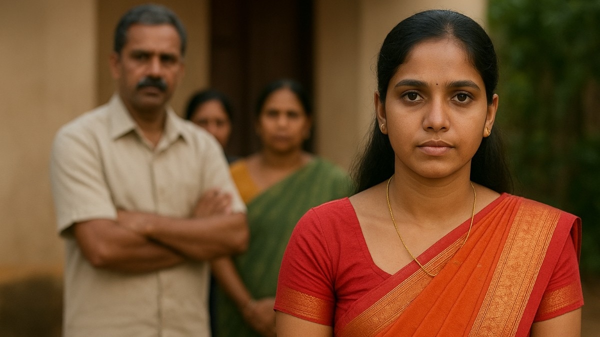 हत्या का आरोप लगाने वाला पिता हुआ बेनकाब.(Photo: AI-generated)