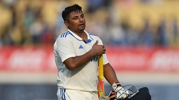 Sarfaraz Khan of India