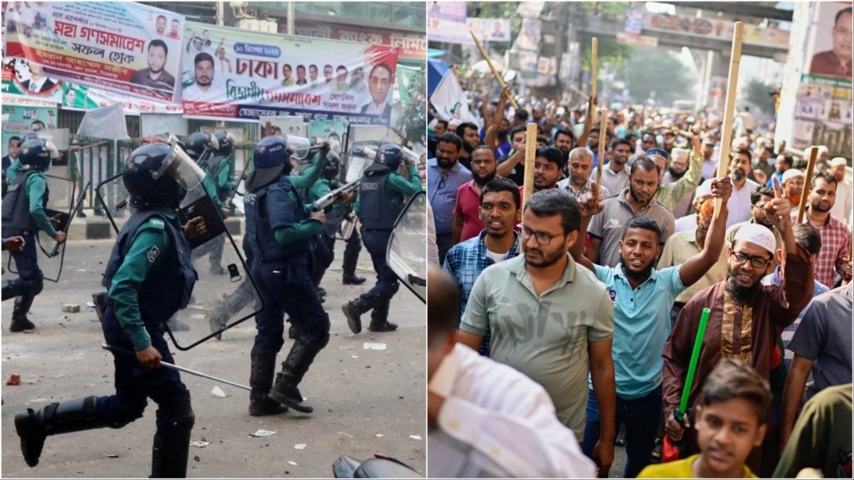 शेख हसीना को फांसी की सजा सुनाई गई है जिसके बाद ढाका में अशांति फैल गई है (File Photo: Reuters/AP)