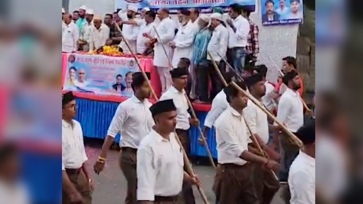 उज्जैन में RSS पथ-संचलन का वक्फ चेयरमैन ने किया स्वागत, इंस्टाग्राम पर मिली 'सिर काटने' की धमकी; महाकाल थाने में FIR दर्ज