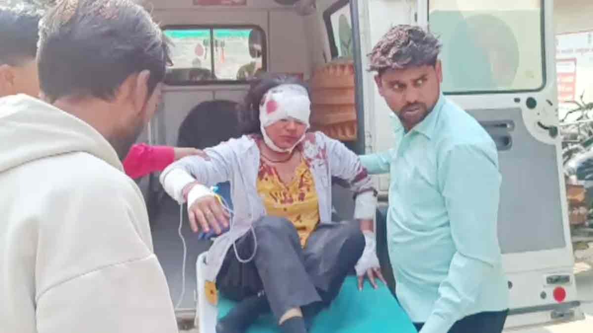 Married woman attacked with knife