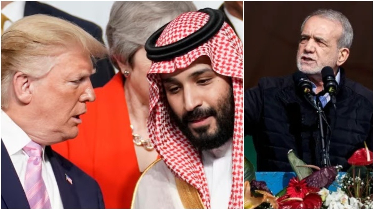 Donald Trump, MBS, masoud pezeshkian