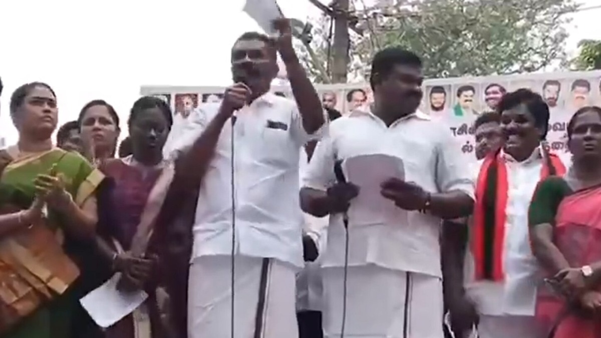 In the clip, shared by BJP leader Nainar Nagendran, Jayapalan is heard calling the Prime Minister “another Narakasura”