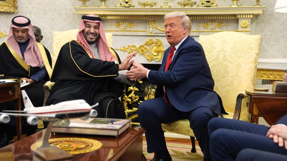 Donald Trump hosted Crown Prince Mohammed bin Salman at the White House.