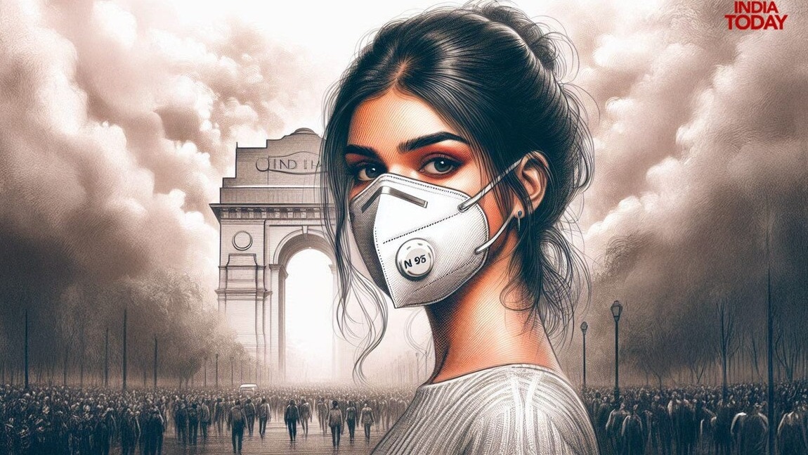 delhi PM2.5 health risk children