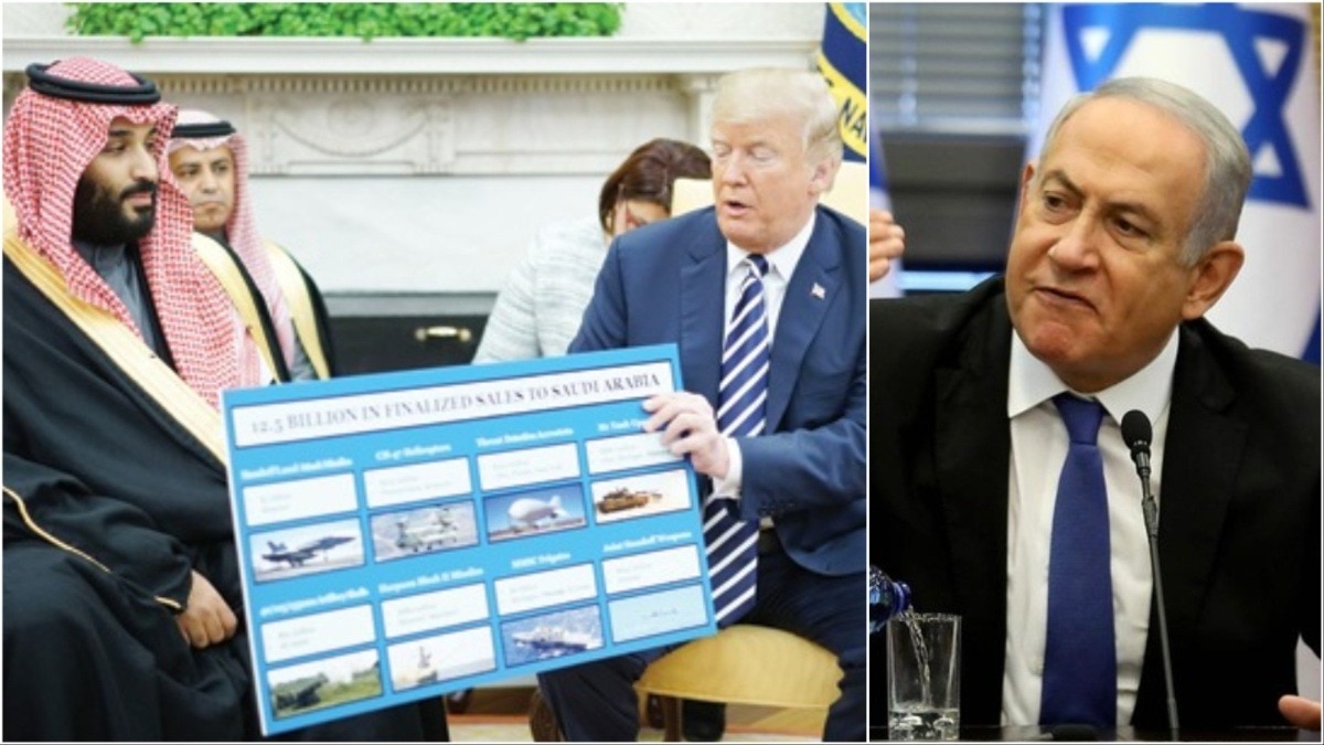 Mohammed Bin Salman, Donald Trump, Benjamin Netanuahu