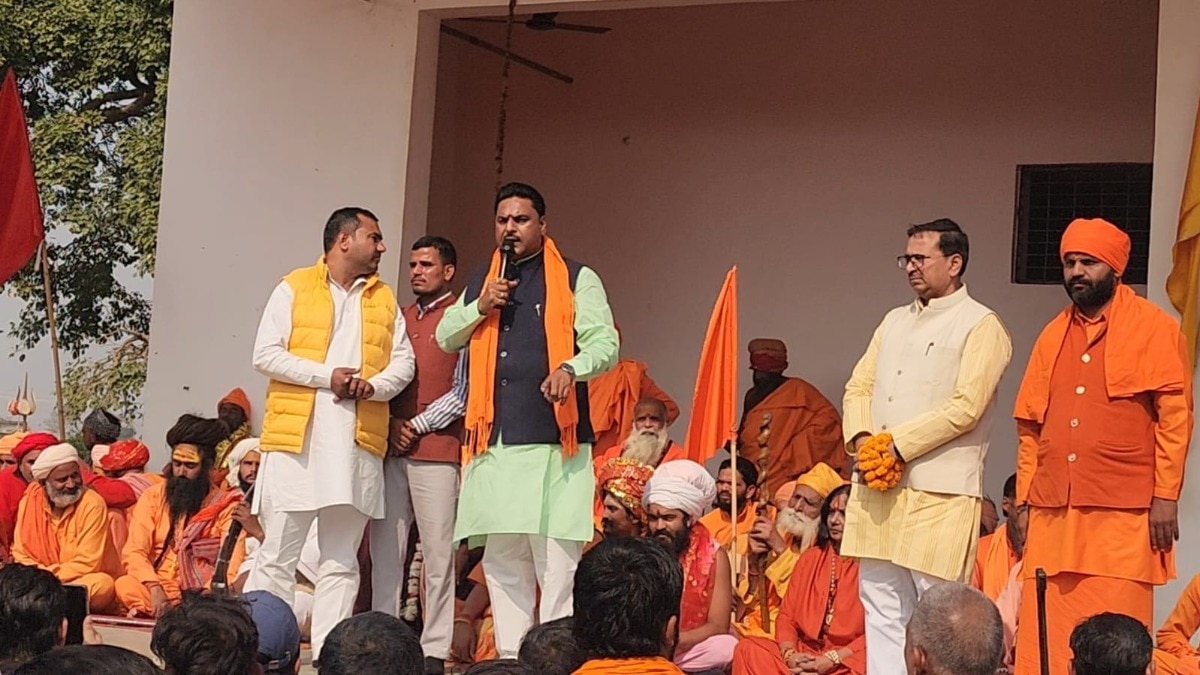 Anger among Hindu organizations in Sambhal (Photo- Screengrab)