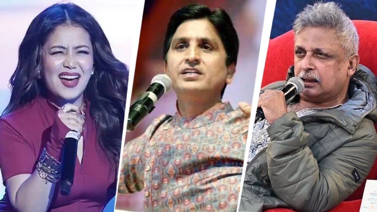 Sahitya Aajtak Kumar Vishawas nena kakkar