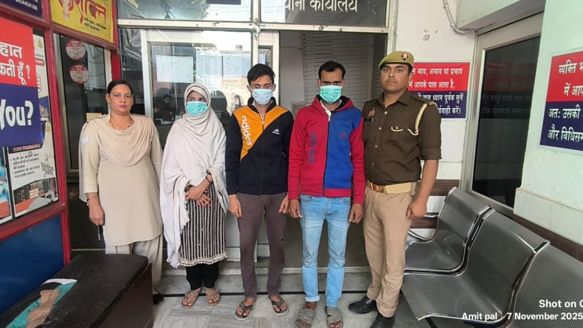 पुलिस की गिरफ्त में आरोपी. (Photo: Rahul Kumar/ITG)