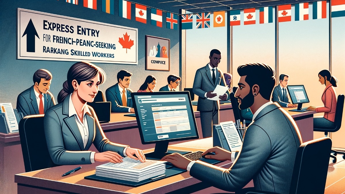 Express Entry for French-speaking skilled workers (Photo-AI)