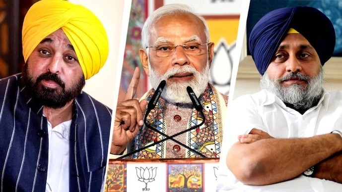 modi bhagwant mann sukhbir 