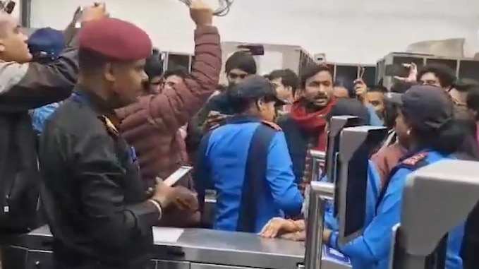 JNU library digital entry controversy