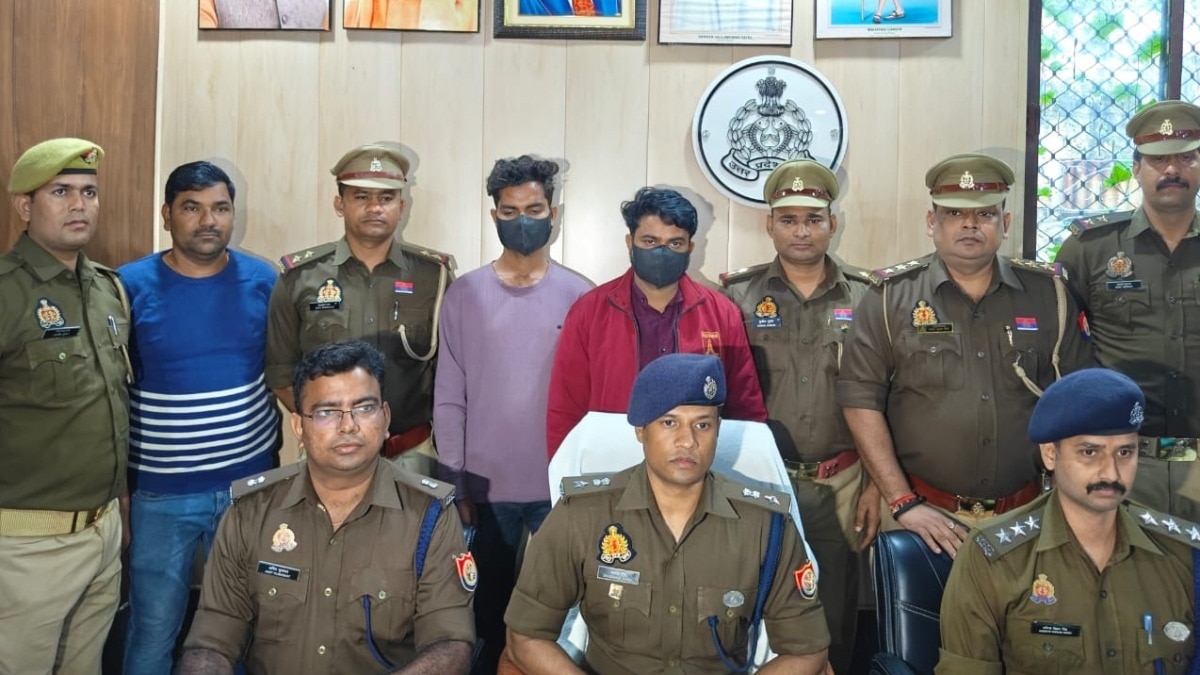 पुलिस की गिरफ्त में आरोपी. (File Photo: Ankit Mishra/ITG)