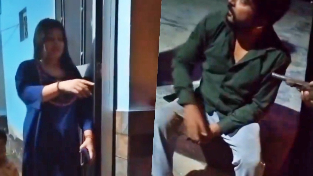 Bulandshahr police recovering pistol from accused husband (Photo- Screengrab)