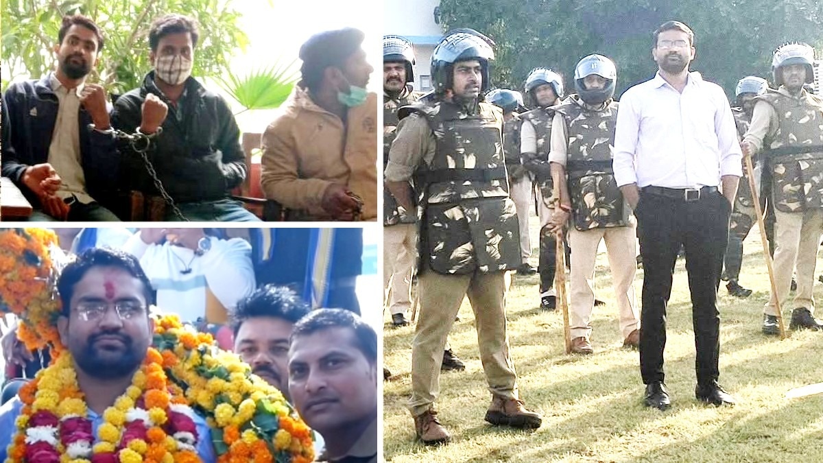 जेल से निकलकर भिंड के बेटे ने पूरा किया पिता का सपना.(Photo:ITG)
