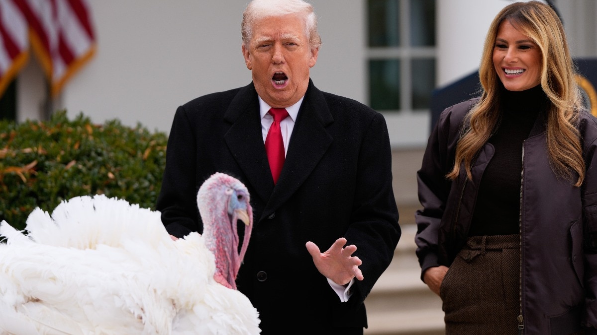 trump and turkey thanks giving day